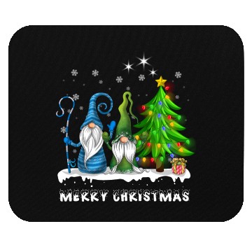 Discover Merry Christmas Gnomes Xmas Family Men Women Mouse Pads