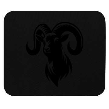Discover Goat With Huge Horns Mouse Pads