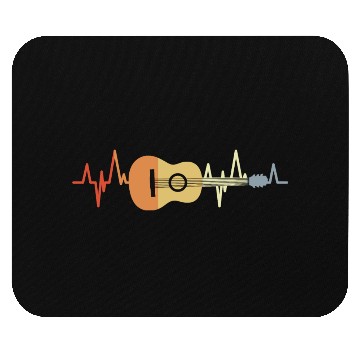 Discover Guitar Pulse Line Mouse Pads