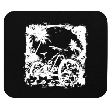 Discover Mountain Biker Graphic Mouse Pads