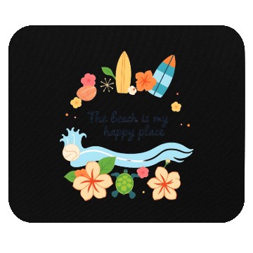 Discover Beach Bliss Mouse Pads
