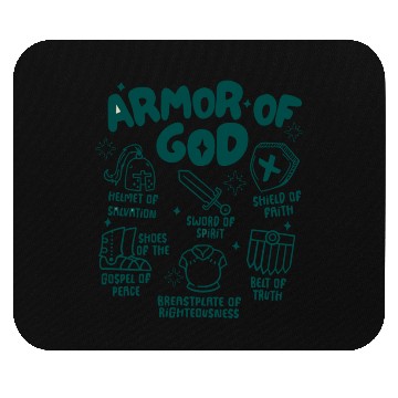 Discover Armor of God Mouse Pads
