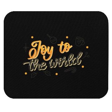 Discover Amazing Joy to the world Illustration Mouse Pads