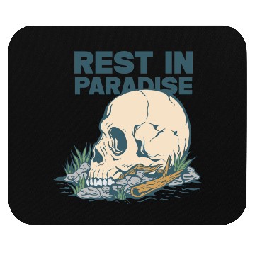 Discover Rest in Paradise Mouse Pads