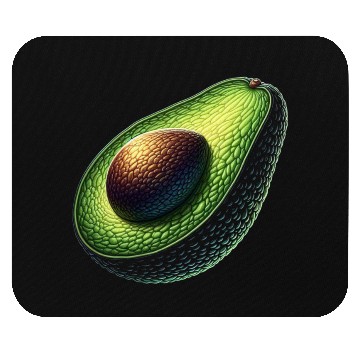 Discover Avocado food art vegan design 6 Mouse Pads