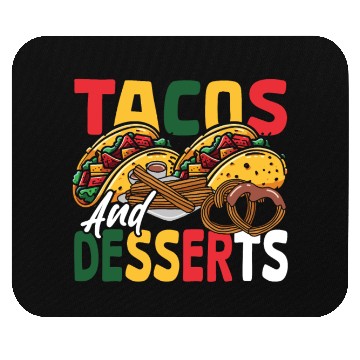Discover Mexican Nachos Tortilla Tacos and Desserts Mouse Pads