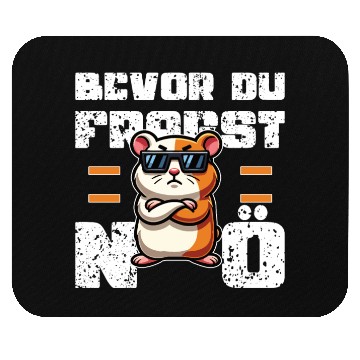 Discover funny design sweet hamster Mouse Pads