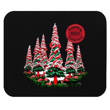 Discover Powered by Candy Canes Mouse Pads