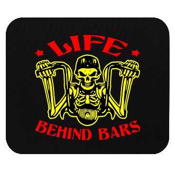 Discover Life Behind Bars Biker LIKE US ON FACEBOOK #USAP Mouse Pads