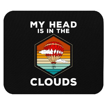 Discover Balloon Sky Clouds Mouse Pads