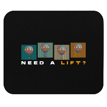 Discover Hot Air Balloon Flying Fire Sport Mouse Pads