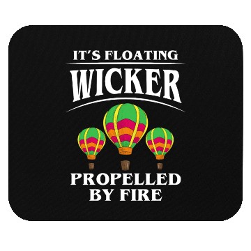 Discover Hot Air Balloon Aviation Colorful Pattern Mouse Pads