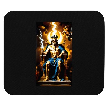 Discover Zeus Jupiter Greek Mythology Gods Baroque Mouse Pads