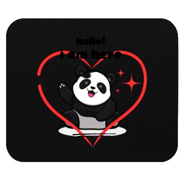 Discover Mouse Pads panda logo design