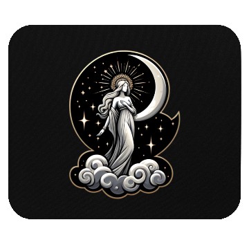 Discover Goddess of the Moon Mouse Pads