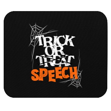 Discover Trick Or Speech Halloween Speech Therapy SLP Mouse Pads