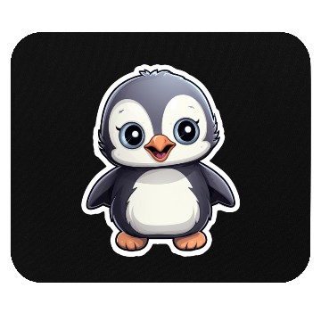 Discover Penguin Famila, Cute Penguin, Penguin logo Mouse Pads
