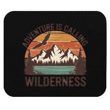 Discover quotes Adventure Is Calling Wilderness Mouse Pads