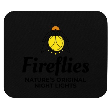 Discover Fireflies Firefly Lightning Bug Insect Collector Mouse Pads