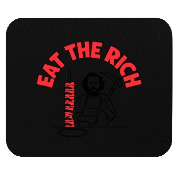 Discover Eat The Rich Döner Kebab Parody Design Mouse Pads