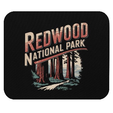Discover Redwood National Park Mouse Pads