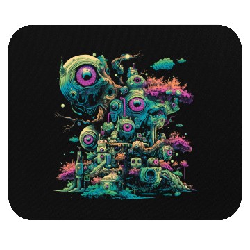 Discover Weirdcore Aesthetic Eyes Eyeball Machines Dreamcor Mouse Pads