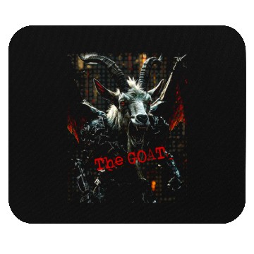 Discover Mecha Demon Goat Mouse Pads