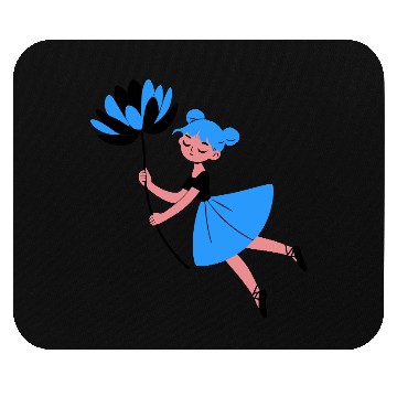 Discover Blue Daisy Dreamer Mouse Pads