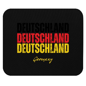 Discover Germany flag, German pride Mouse Pads