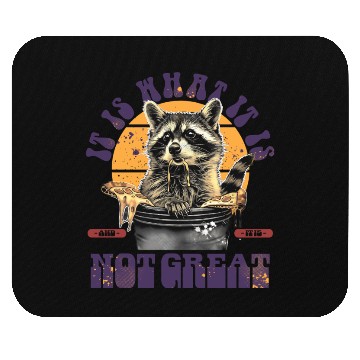 Discover 90s Racoon Bootleg Mouse Pads