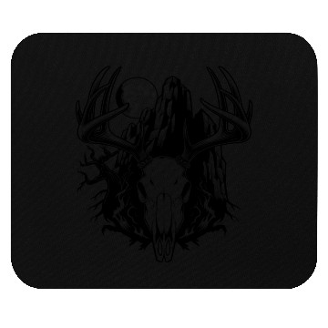 Discover Deer Skull Mouse Pads