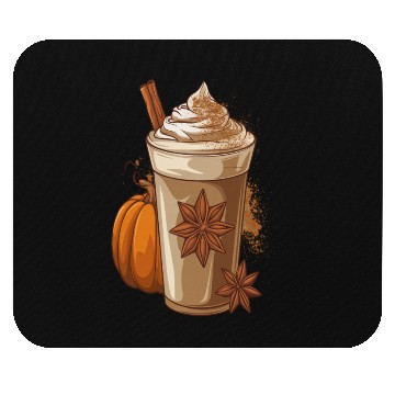 Discover Pumpkin spice latte Mouse Pads