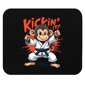 Discover Kickin’ It Karate Monkey Mouse Pads