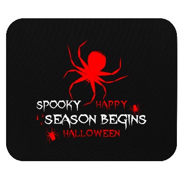 Discover Spooky Spider Halloween Design Mouse Pads