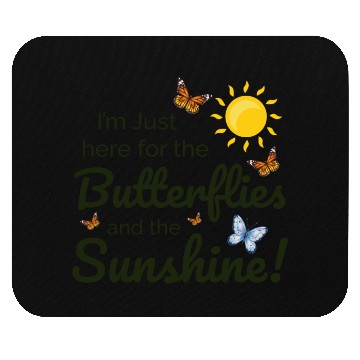 Discover Butterfly Sunshine Insect Collector Entomology Mouse Pads