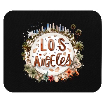 Discover Los Angeles USA gift idea Mouse Pads