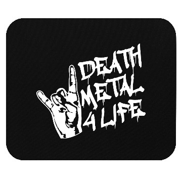 Discover Heavy death metal 4 life hand gesture graffiti fun Mouse Pads