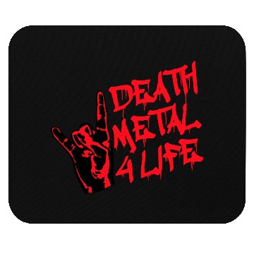 Discover Heavy death metal 4 life hand gesture graffiti fun Mouse Pads