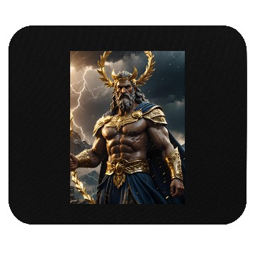 Discover Zeus Jupiter Roman Greek God Mouse Pads