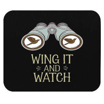 Discover Wing It and Watch Birdwatching Nature Adventure Mouse Pads