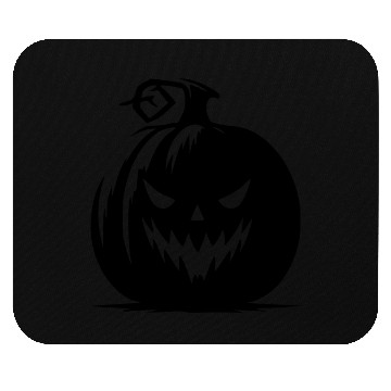 Discover Evil Grinning Pumpkin Lantern With A Mean Look Mouse Pads