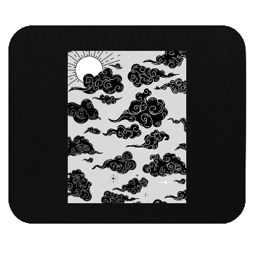Discover Mystic Sun and Clouds Mouse Pads