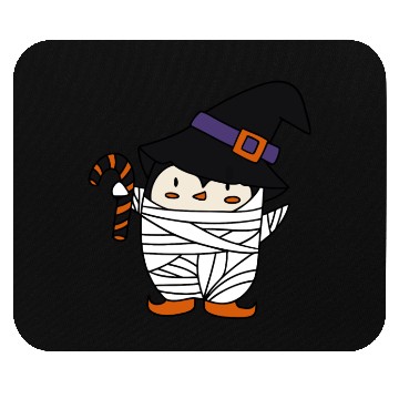 Discover Halloween Penguin, funny penguin Mouse Pads