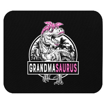 Discover Grandmasaurus Fun Grandmasaurus Mother's Day 1BK8 Mouse Pads
