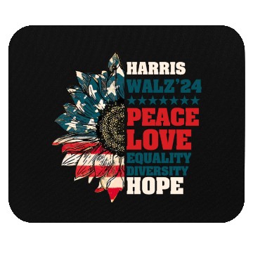 Discover Peace Love Equality Diversity Hope Mouse Pads