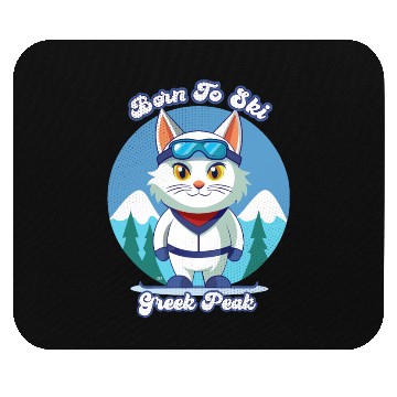 Discover Little Cat skiing in Greek Peak Mouse Pads