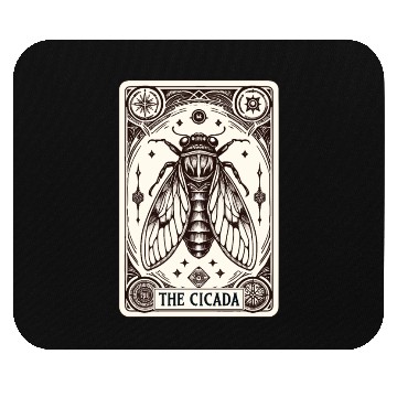 Discover Cicada Tarot Card Brood Emergence Mouse Pads