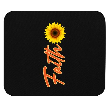 Discover Sunflower Faith Mouse Pads