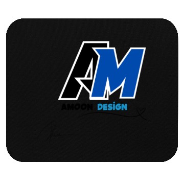 Discover Black Blue amoon 5000 x 5000 Mouse Pads
