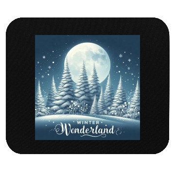 Discover Winter Wonderland Mouse Pads